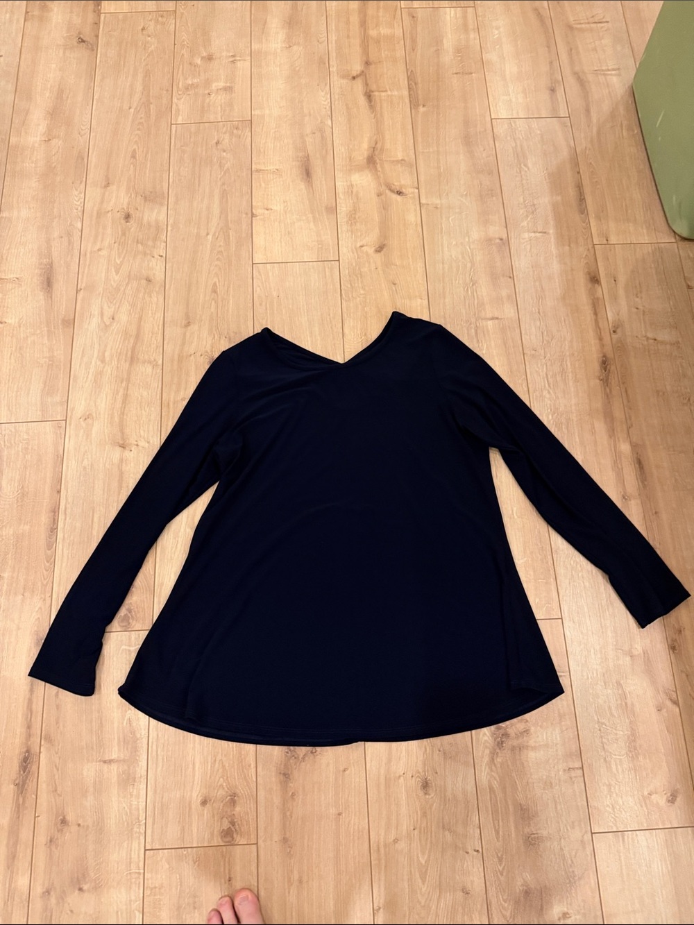 Joseph Ribkoff Navy Long-Sleeve V-Neck Tunic